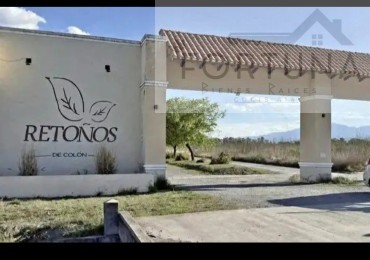 Terreno en Venta, Loteo Retoños de Colon.